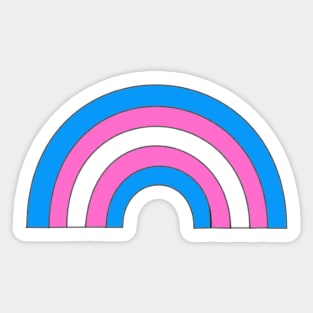 Transgender Rainbow Sticker